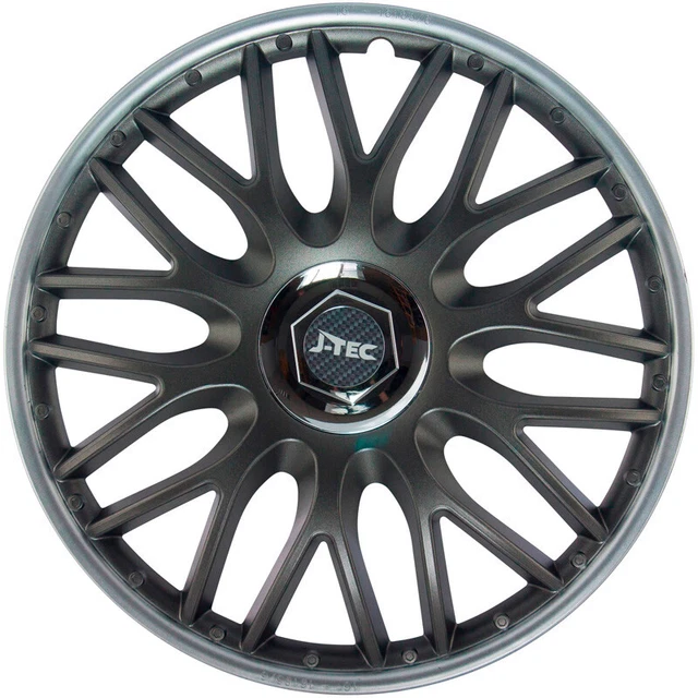 Copricerchi Copriruota Coperture J-Tec Ordine SR 16 pollici Grigio/Argento+Cromo