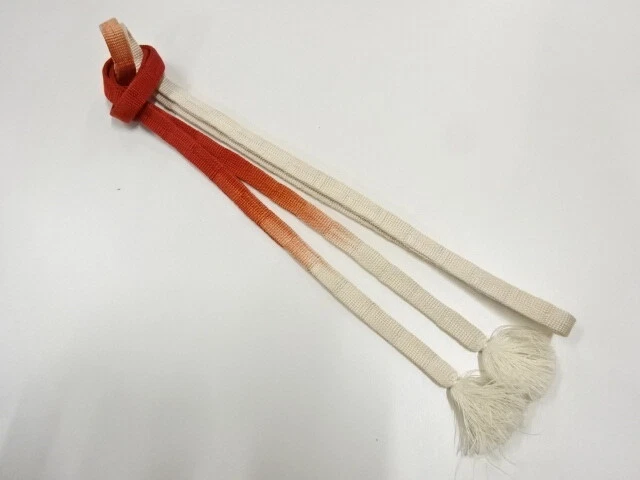 6140276: Japanese Kimono / Vintage Hand-Tied Obijime Cord