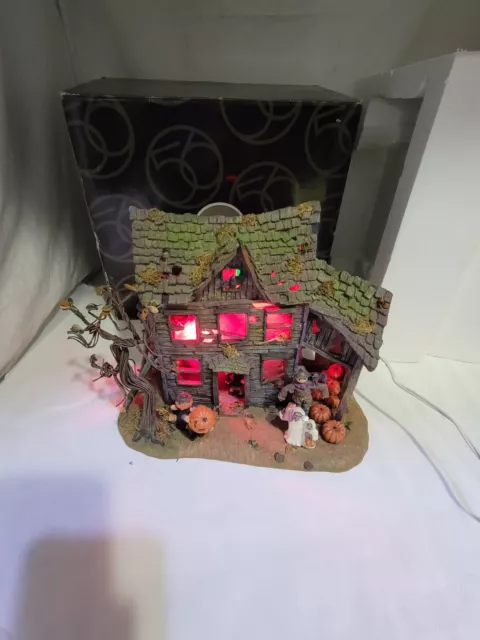 Dept. 56 Lit Haunted Scene Halloween House  56.34690