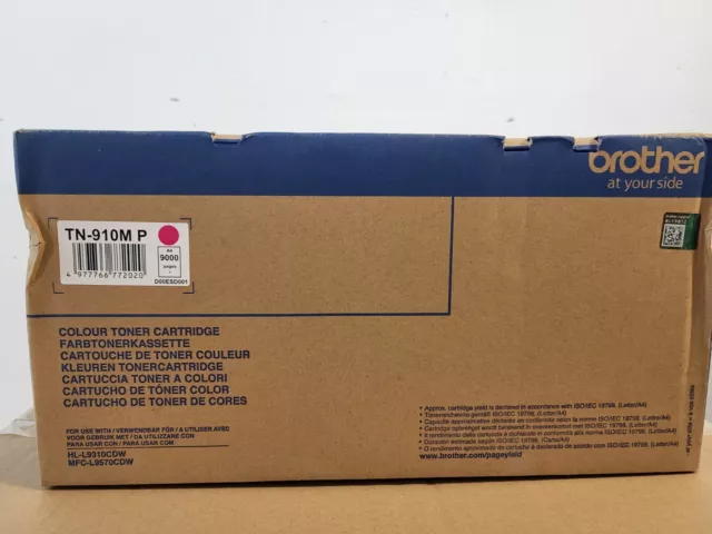 Brother Toner Magenta  Tn910M Pour Brother Hl-9310Cdw 9000 Pages Original