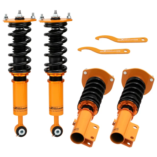 MaXpeedingrods Racing Coilovers Shocks & Springs for Mitsubishi 3000GT 91-99 FWD