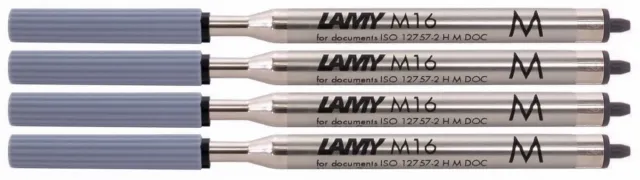 LAMY Kugelschreiber Minen M16 Großraumminen schwarz, blau, rot - F,M,B 2