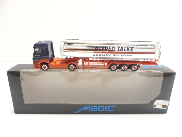 Miniature Herpa 1:87 – Camion Citerne MAN – Semi-remorque De Réservoir – Neuf