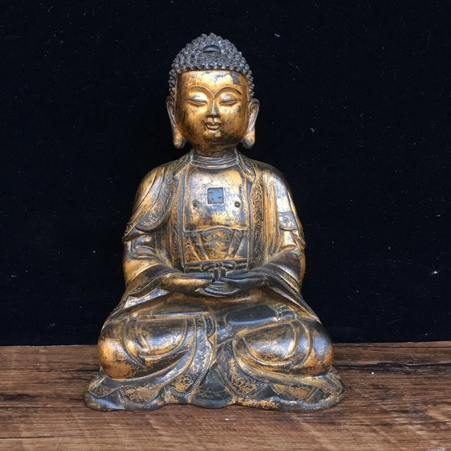 Chinese Exquisite Handmade Buddha Bronze Statue