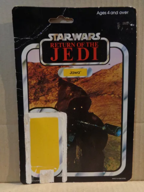 Star Wars Vintage Palitoy Jawa Cardback Return of the Jedi 45 Back Rare