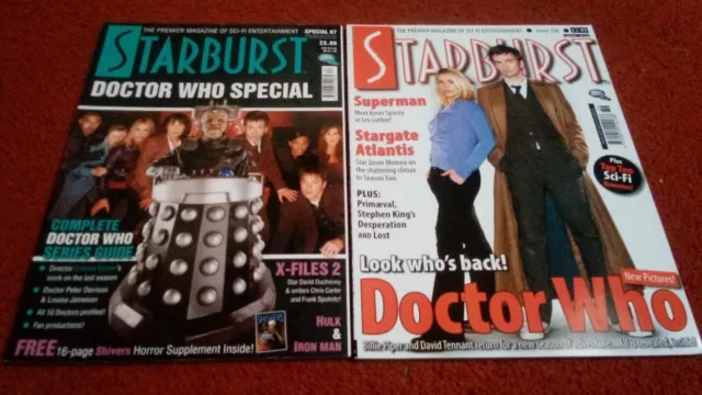 Doctor Who Starburst Magazine Bundle