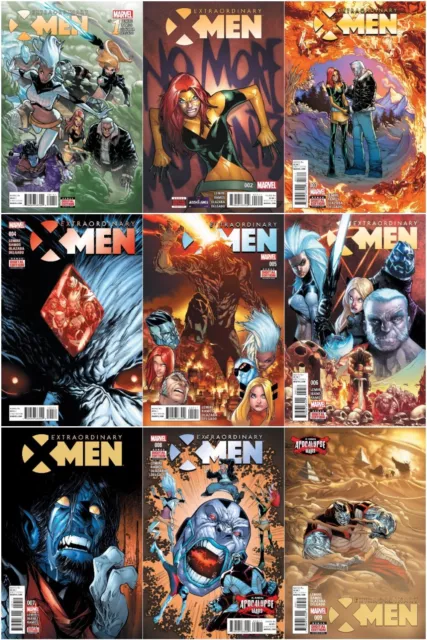 EXTRAORDINARY X-MEN 1 2 3 4 5 6 7 8 9 Comic 1st App Horsemen Of Apocalypse Venom