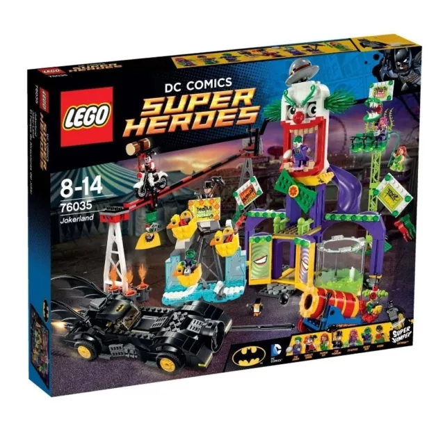 Rare / Collector DC Super Heroes Batman LEGO 76035 Jokerland - 2015 neuf Scellé