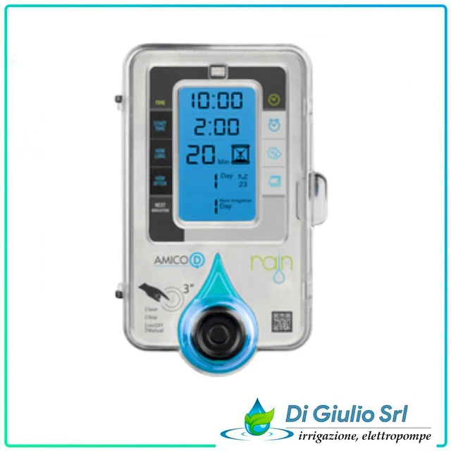 Programmatore Rain Amico D 1 Zona Con 2 Batterie Irrigazione Easy Giardino Orto