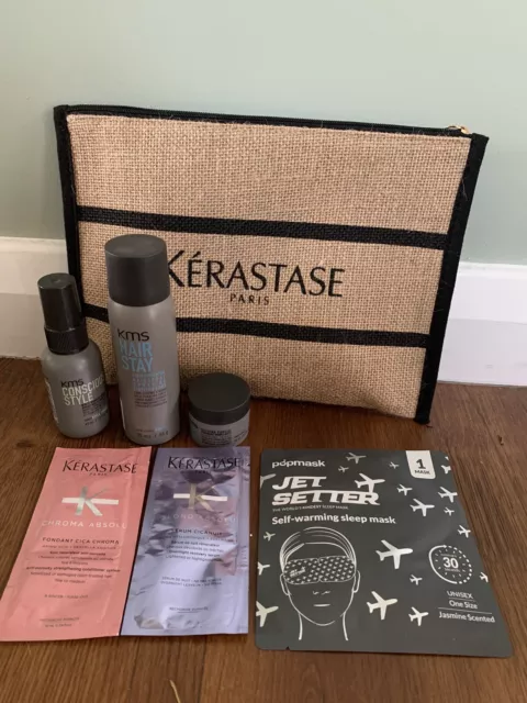 KMS, Kerastase, Popmask Gift Set, Samples, Pouch