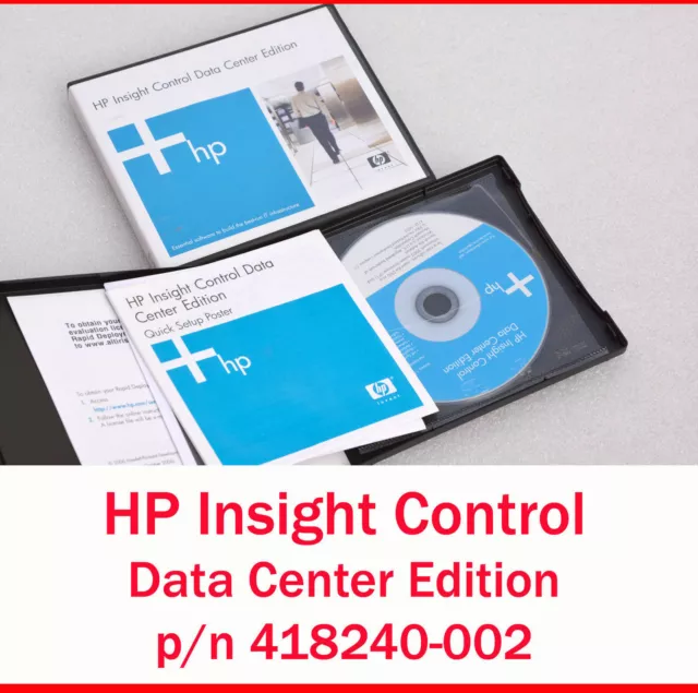 Soft HP Server Insight Control Datacenter Blade Server Software 418240-002 #S2