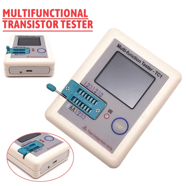 LCR-TC1 TFT Transistor Tester Capacitance Meter Electronic Component NPN PNP ~e