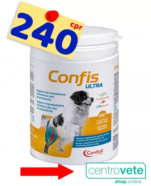 CANDIOLI Confis Ultra 240 Compresse per CANI⇢ Salute Articolare per Osteoartrite