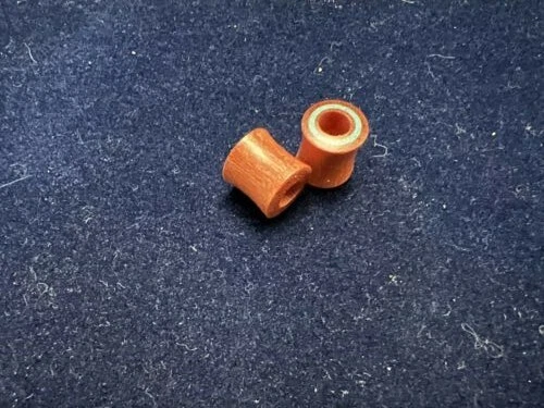Pair of Tunnel Plugs Sawo Wood with Turquoise Inlay 1/2"/12mm