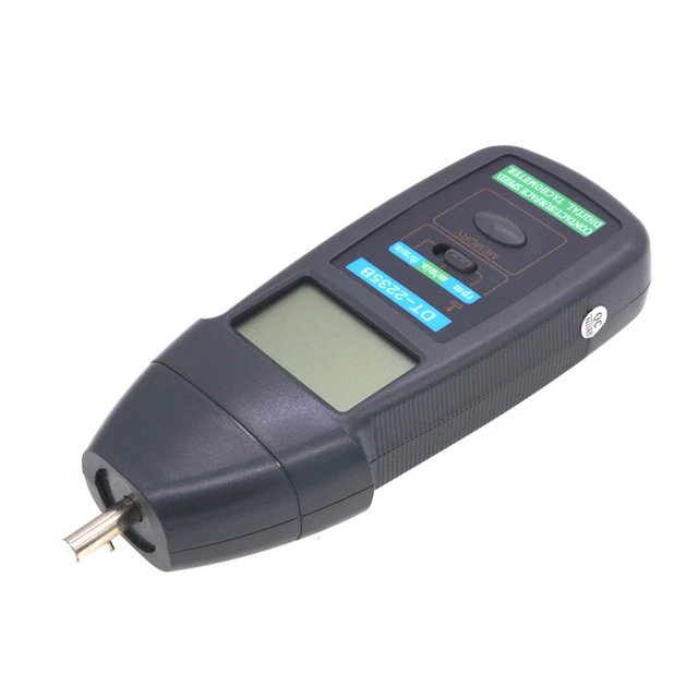 Berührungsloser Fototachometer Windmesser Handlicher Drehzahlmesser