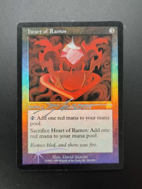 MTG CARD Magic The Gathering: HEART OF RAMOS FOIL (ENG) NM