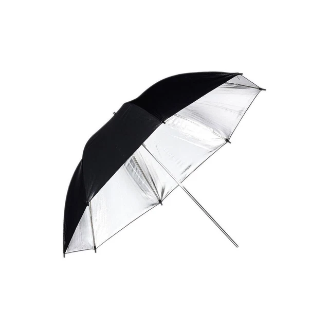 Phottix 40" Reflective Studio Umbrella, Silver/Black #PH85340