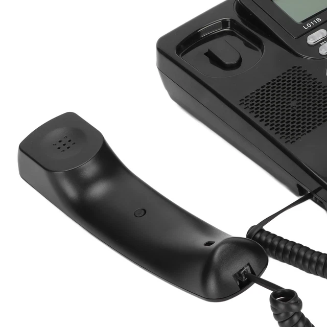DESK TELEPHONE CALLER ID Large Buttons Tilt Display Corded Landline For ...