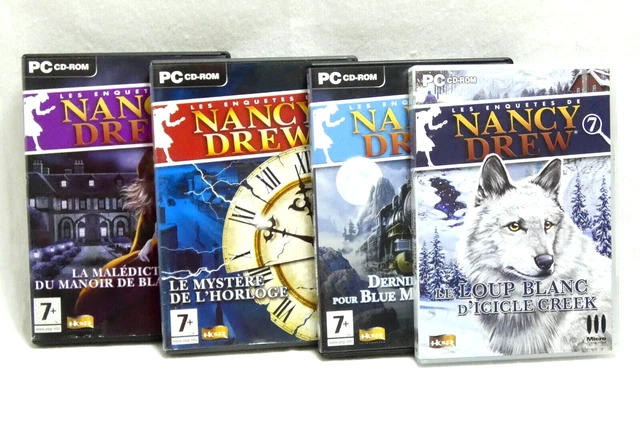 NANCY DREW LOT Jeux Pc Enquete Scenario Mystere Enigme Pal Vf