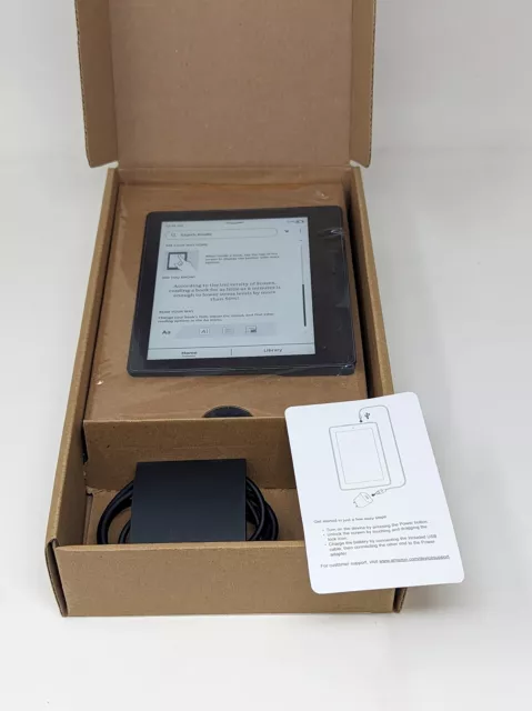 Lector electrónico negro Amazon Kindle Oasis 8ta generación 4 GB WiFi 6" - bueno