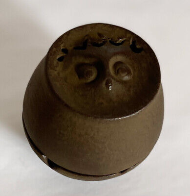 Incense burner Japanese Iron Koro Takaoka Craft Kei Fukuro Owl motif Japan