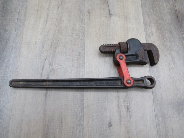 Ridgid Super Two Compound Leverage Pipe Wrench USA MADE Tool PARTS NO CHAIN READ