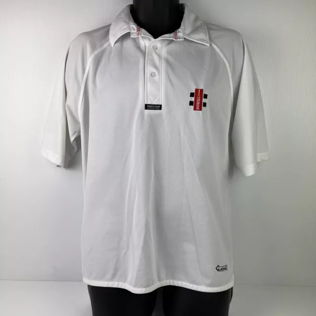 Gray-Nicolls Cricket Polo Shirt Mens S White 57/71