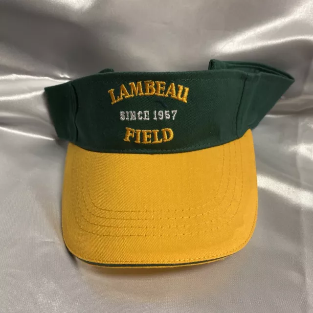 Vintage Green Bay Packers Hat Cap Visor Lambeau Field Since 1957 Sentry NEW