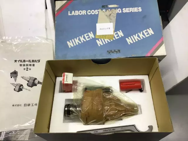 NIKKEN Oil Hole Holder BT40-MOK16-150 Fedex From Japan