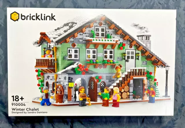 LEGO BRICKLINK CHALET Inverno 910004 Nuovissimo - Edizione Limitata Raro  Set Ritirato EUR 379,42 - PicClick IT