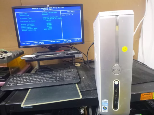 Dell Inspiron 530s Slim Computer Desktop PC Intel Dual E2200 2GB RAM No HDD