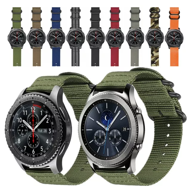 Woven Watch Band Sport Strap Nylon For Samsung Galaxy Watch Gear S3 Classic Soft