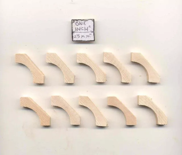 Dura Craft 6-12 Compatiple Decorative Gusset 1/12 scale dollhouse miniature 10pc