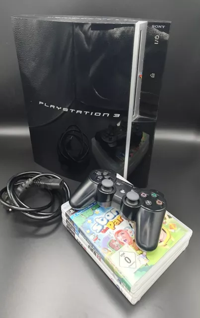 Sony PlayStation 3 PS3 80GB Spielekonsole + Controller + 3 Spiele