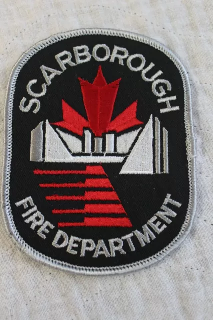 Patch - Police  - Scarborough - Fire Department - Canada