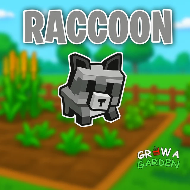 [🌱 ROBLOX GROW a Garden 🌱] Raccoon Pet $24.00 - PicClick CA