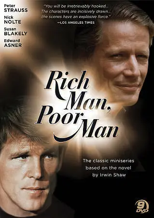 Rich Man, Poor Man: The Complete Collection (9-DVD Set 2010) Nick Nolte 1976 OOP