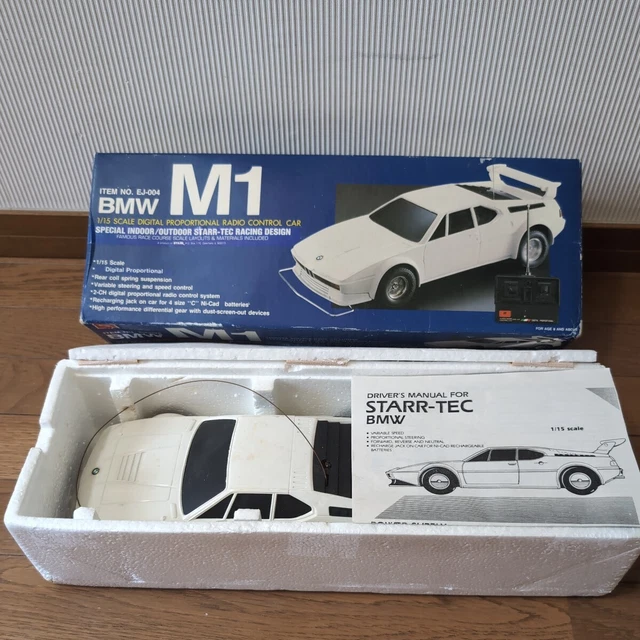RARE VOITURE BMW M1 Reel 45 Radio Commande Rc 28 Cm Fonctionne Vintage