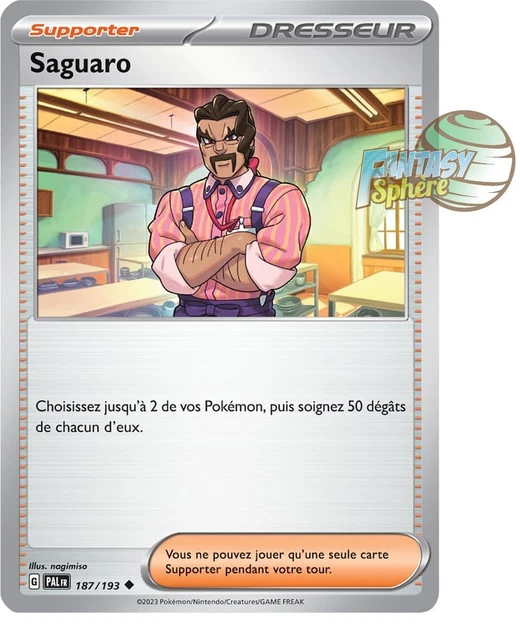 SAGUARO 255/193 POKEMON S&V Paldea Evolved Completo Arte Ologramma