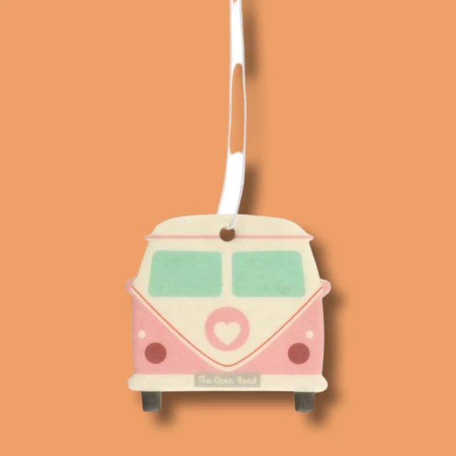 VW PINK VOLKSWAGEN T1 Campervan Bus Camper Car Air Freshener Camping