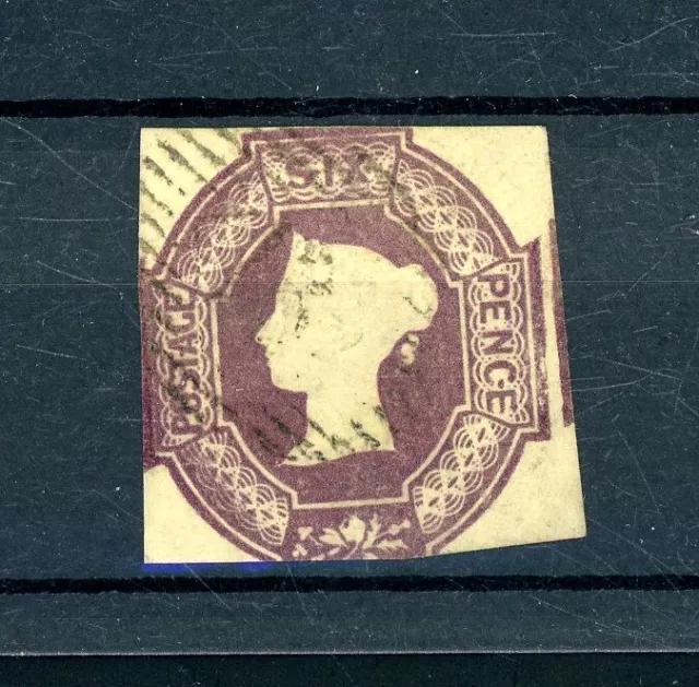 GB  Embossed 1849/54  6d Lilac  (SG 59)  Cut Square  fine-used   (M044)