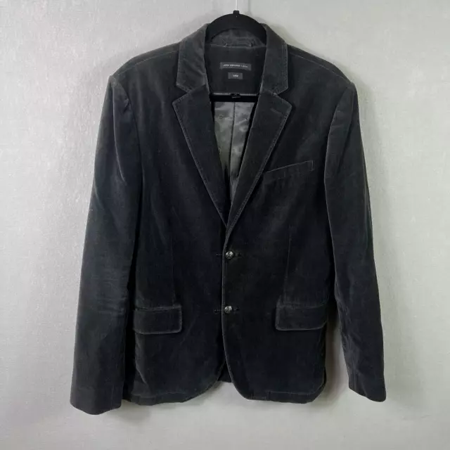 John Varvatos Star USA Soft Blazer Jacket Men 40 Black 2 Button Single Breasted