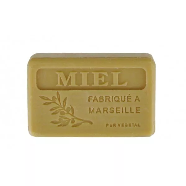 savon de Marseille enrichit au beurre de karité bio, parfum Miel, 100g