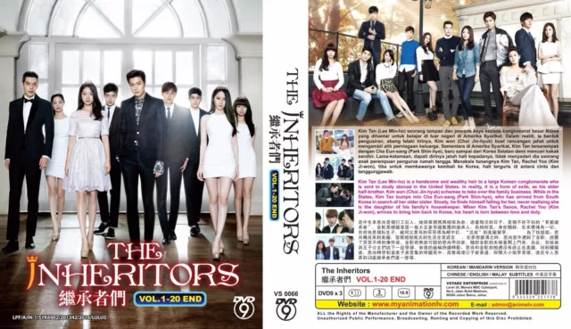 The Heirs (VOL.1 - 20 End) ~ All Region ~ Brand New & Factory Seal ~ DVD