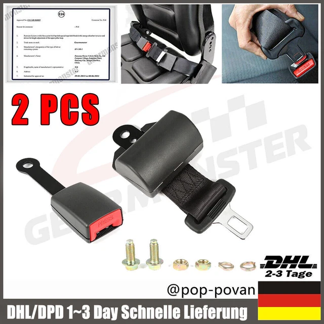 Original Sicherheitsgurt E24 Beckengurt 2 Punkt Statik Stapler - Foto 2