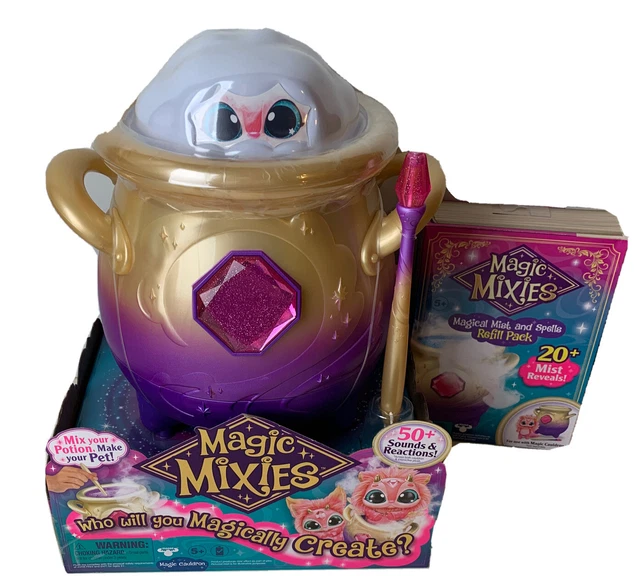LOT MAGIC MIXIES chaudron brumisant magique avec peluche interactive
