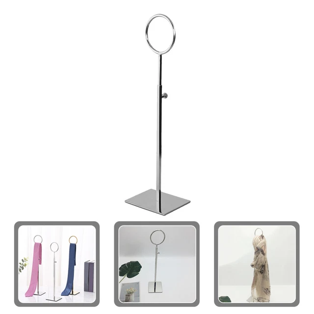 Soporte de venta para bufandas 36x10cm acero inoxidable