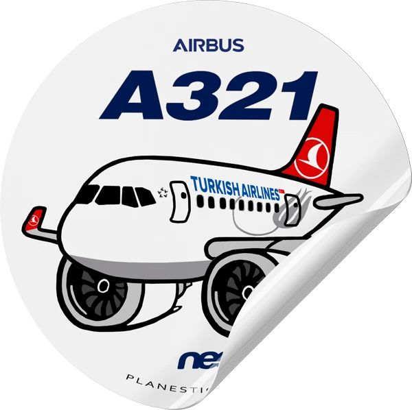 Herpa Snap-fit Turkish Airlines Airbus A321neo Model 1:200 Scale | Collector's Plastic Airplane With Stand - View #2