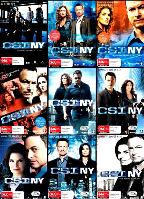 CSI NY NEW York: The Complete Series | Season 1-9 (DVD, 52 Discs 