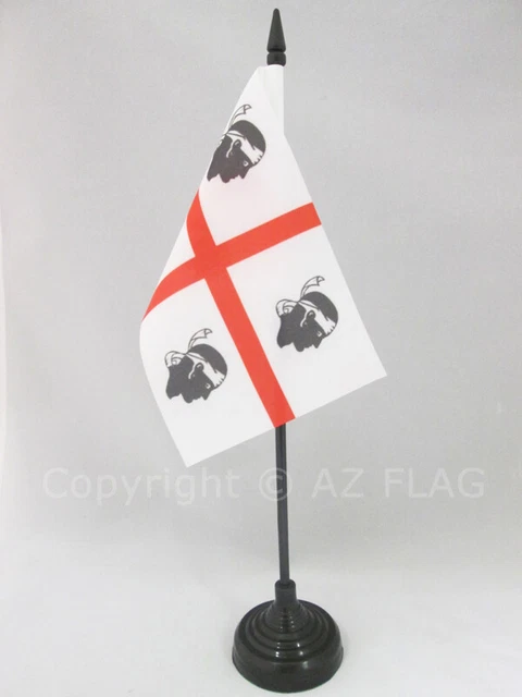 Achat Drapeau De Table Seborga 15x10 Cm Hampe Et Socle